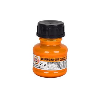 Zeichentusche farbig - Neon Orange - ( 1PL ) 20g VE 20