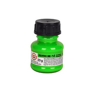 Zeichentusche farbig - Neon Grün - ( 1LP ) 20g