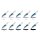 Schriftfedern - HI-4005 / 0,5 - Zierschriftfeder,  Redisfeder, Ornamentfeder, im 5er Pack