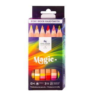 Farbstifte kurz Magic - Natur , Jumbo 13er Pack VE 6
