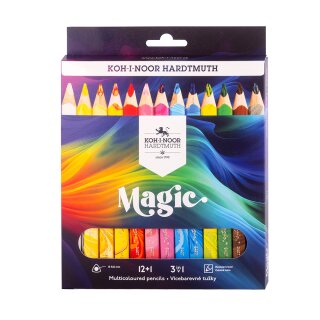 Farbstifte Magic Jumbo 12 + 1 / 13er Pack VE 6