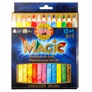 Farbstift Magic 3 in 1 - Jumbo  12 + 1 / 13er Pack