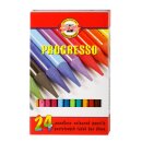 Progresso Farbstifte 24er Pack im Pappetui VE 6