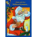 Weihnachten  Malbuch / Ausmalbuch ,  A4 -  32 Seiten   