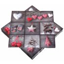 Weihnachten  Servietten  20er Pack - 3-lagig ,  33 x 33 , verschiedene Motive