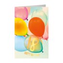 Glückwunschkarten hochwertig Geburtstag Zahl - 18...