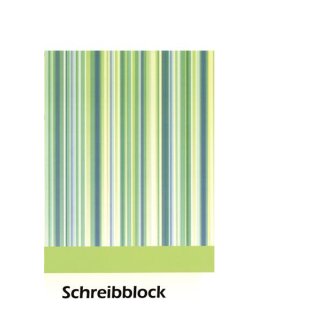 Schreibblock A6  Notizblock  blanco -  50 Blatt