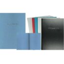 Bewerbungsmappen 2- teilig , 3er Pack - blau - VE 20