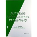Auftrag / Lieferschein / Rechnung A5 , 2 x 40 Blatt...