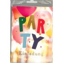 Einladungskarten  5er Pack  Party- Einladung  VE 20