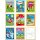 Einladungskarten 5er Pack Kindermotive  VE 20