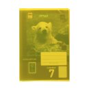 Heftumschläge - Hefthüllen A5, transparent / farblich sortiert, im 5er Pack