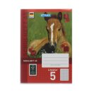 Heftumschläge - Hefthüllen A5, transparent / farblich sortiert, im 5er Pack