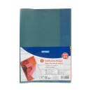 Heftumschläge - Hefthüllen A4, transparent / farblich sortiert, im 5er Pack