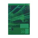 Heftumschläge - Hefthüllen A4, transparent / farblich sortiert, im 5er Pack