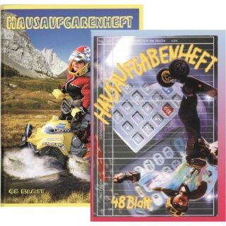 Hausaufgabenheft A 5 1 Jahr / 48 Blatt VE 40