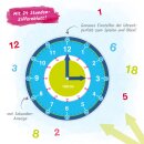 Zähl und Lernuhr Ø 20 cm,  mit beweglichen Zeigern