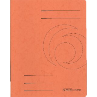 Schnellhefter A 4 Colorspan- Karton  orange