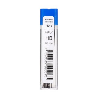 Minen 0,7 mm Feinminen für Druckbleistifte - Gradation HB...