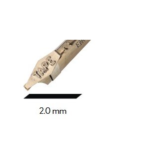 Schriftfedern - Kalligrafiefedern HI-705 /2,0 mm Bandzugfedern rechtsgeneigt, im 5er Pack