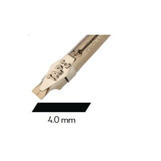 Schriftfedern - Kalligrafiefedern HI-705 /4,0 mm Bandzugfedern rechtsgeneigt, im 5er Pack