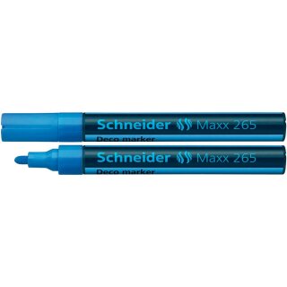 Deko- Marker Flüssigkreide / Kreidemarker - hellblau -  mit Rundspitze  2 - 3 mm