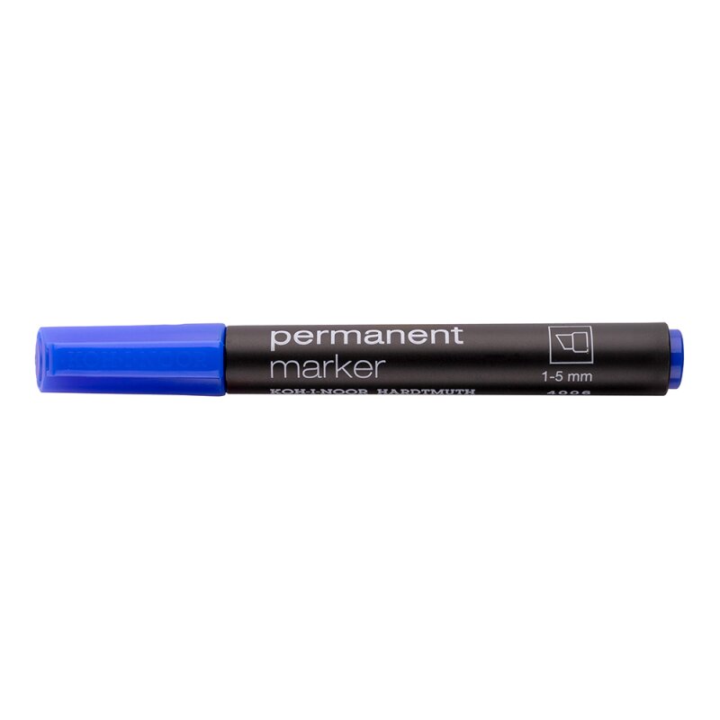 Marker Permanent Marker 1 5 mm Keilspitze blau KohINoor ( 40