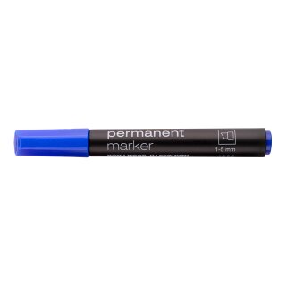 Marker Permanent- Marker 1 - 5 mm Keilspitze - blau - Koh-I-Noor