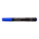 Marker Permanent- Marker 1 - 5 mm Keilspitze - blau -...