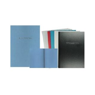 Bewerbungsmappen 2- teilig , 3er Pack - weiß - VE 20