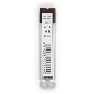 Minen 0,5 mm Feinminen für Druckbleistifte - Gradation HB...