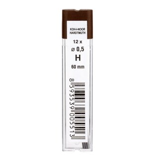 Minen 0,5 mm Feinminen für Druckbleistifte - Gradation H...