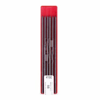 Minen -  2,0 x 120  mm Graphitminen  - Gradation 5B - im 12er Pack