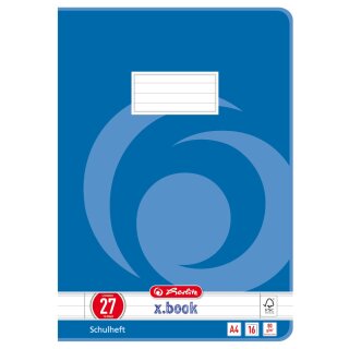 Schulhefte A 4 - 16 Blatt Lineatur Nr. 27 / liniert...