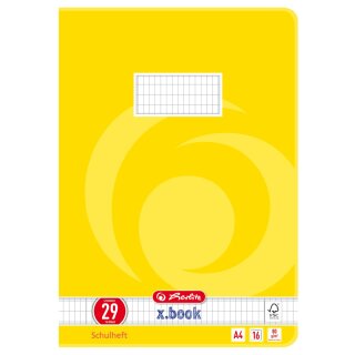 Schulhefte A 4 - 16 Blatt Lineatur Nr. 29 / rautiert...