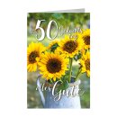 Glückwunschkarten hochwertig Geburtstag Zahl - 50...