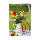 Glückwunschkarten hochwertig Geburtstag Zahl - 60...
