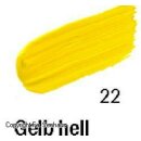 Acrylfarben Profi- Qualität  Einzelfarben  75 ml Tuben - Hell Gelb / 22 -    VE 12