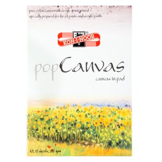 Maltuch- Block A3 pop Canvas Leinwand für Öl- und...