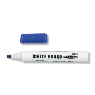 White-Boardmarker  - Blau / Keilspitze  1-5 mm