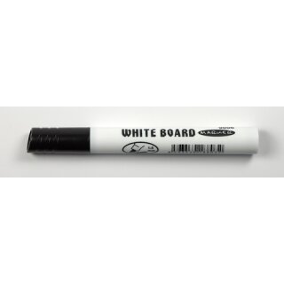 White-Boardmarker  - Schwarz / Keilspitze  1-5 mm  (9006 )