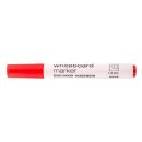 White-Boardmarker  - farblich sortiert  / Keilspitze  1-5 mm  , im 4er Pack