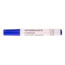 White-Boardmarker  - farblich sortiert  / Keilspitze  1-5 mm  , im 4er Pack