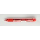 Kugelschreiber- 3 + 1 Multifunktion - Transparent Rot - /...