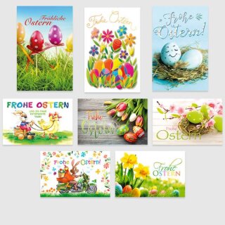 Ostern- Glückwunsch- Grußkarten sortiert VE 30