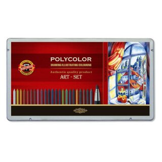 Polycolor- Künstler  Art- Set  32 teile im Metalletui  
