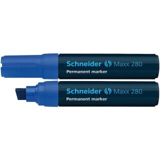 Marker Permanentmarker Jumbo 4 + 12 mm Keilspitze  - blau -