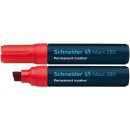 Marker Permanentmarker Jumbo 4 + 12 mm Keilspitze  - rot -
