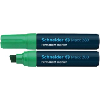 Marker Permanentmarker Jumbo 4 + 12 mm Keilspitze  - grün -