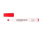 White-Boardmarker - Rot  / 2,5 mm Rundspitze